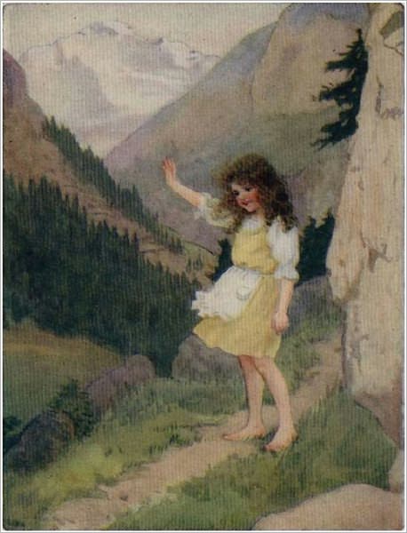 Heidi, illustrated