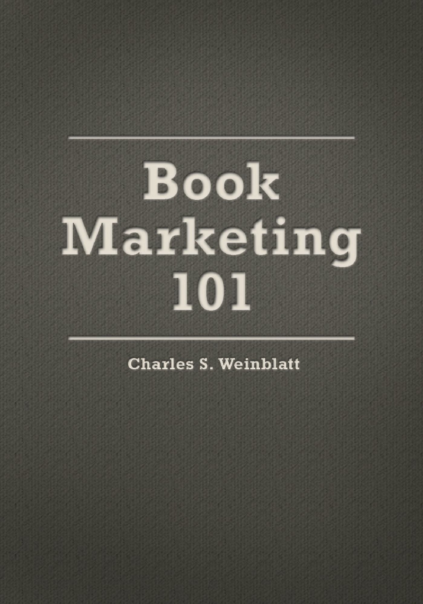 Book Marketing 101