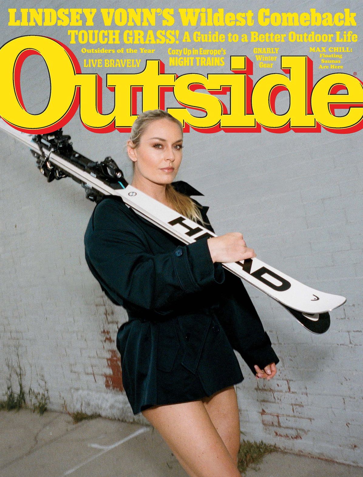 Outside