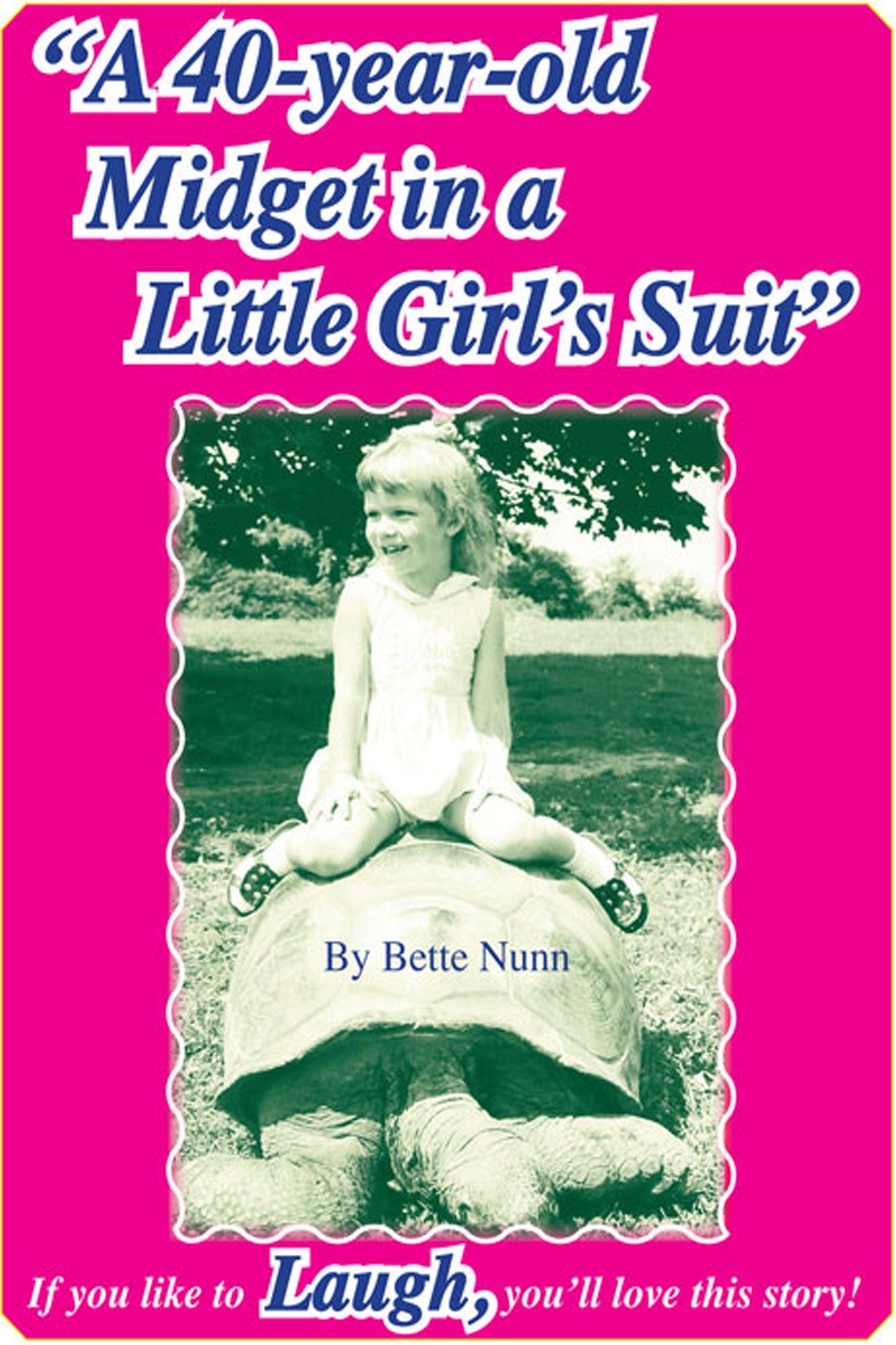 A 40-year-old Midget in a Little Girl's Suit