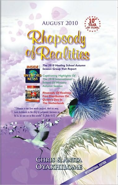 Rhapsody of Realities August Edition