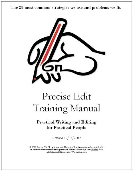 Precise Edit Training Manual