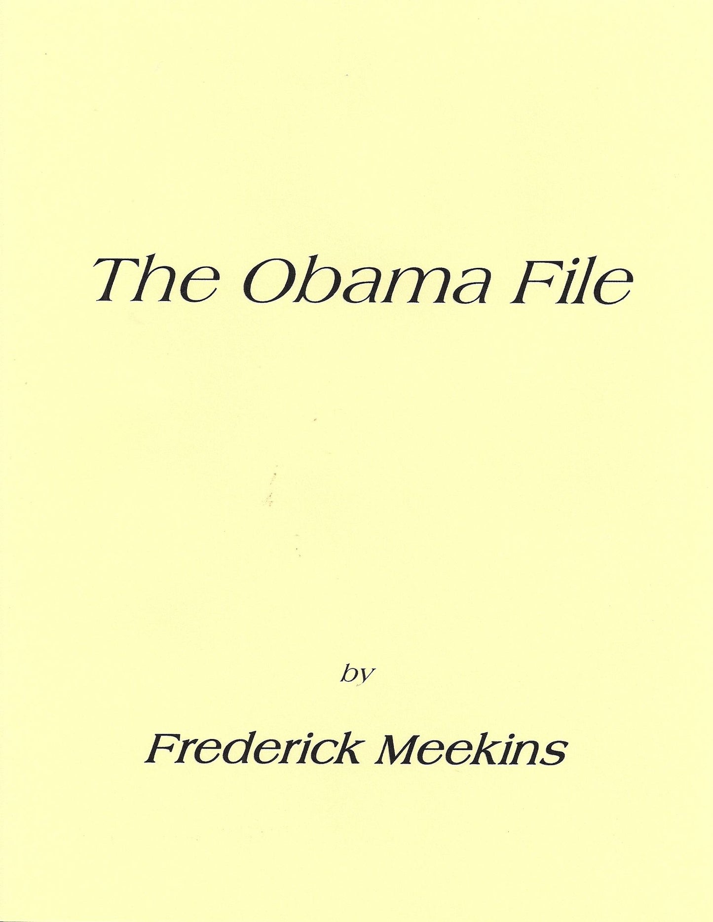 The Obama File