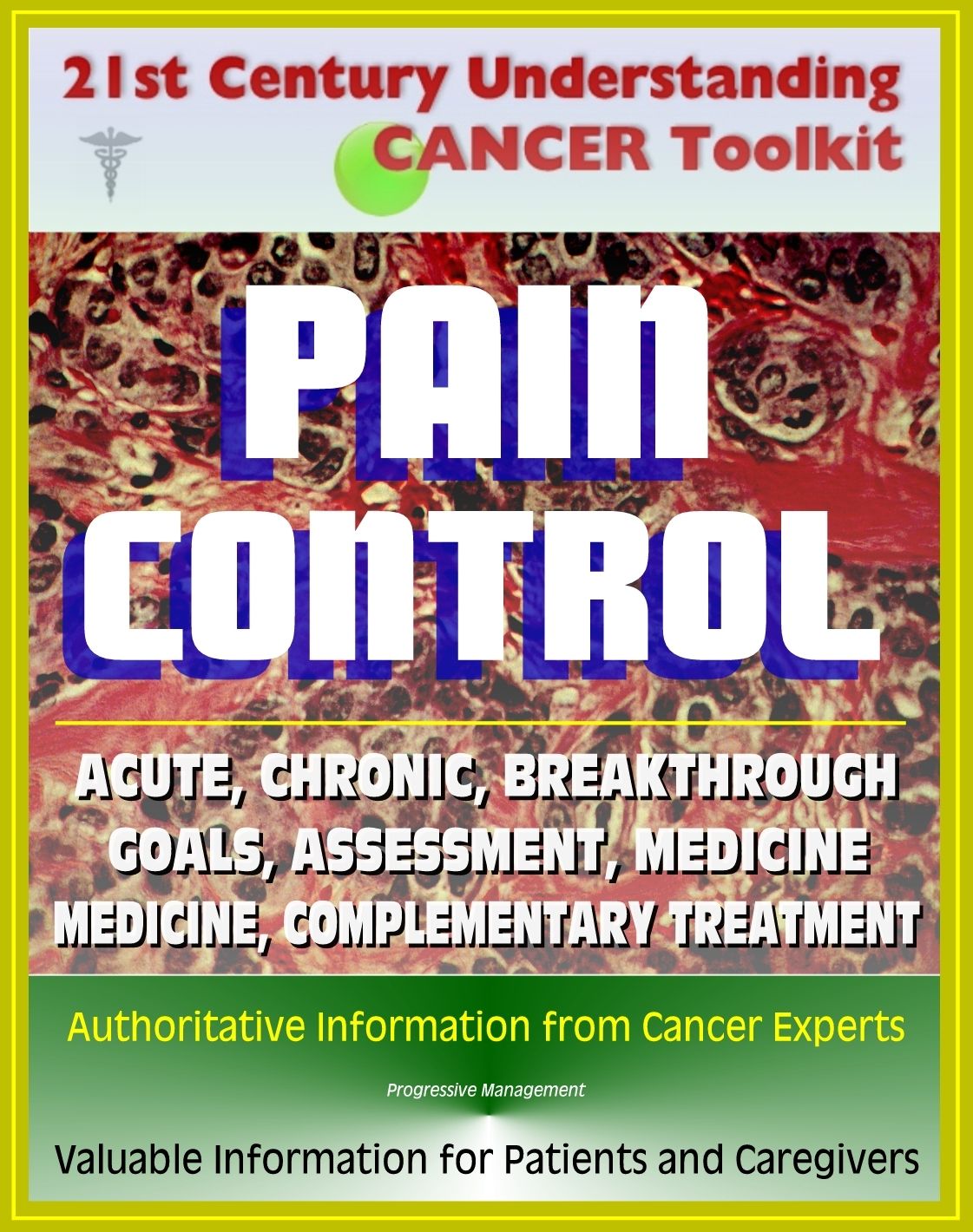 21st Century Understanding Cancer Toolkit: Pain Control in Cancer - Acute, Chronic, Breakthrough, Neuropathic, Medicine, Complementary Treatments, Goals, Assessment