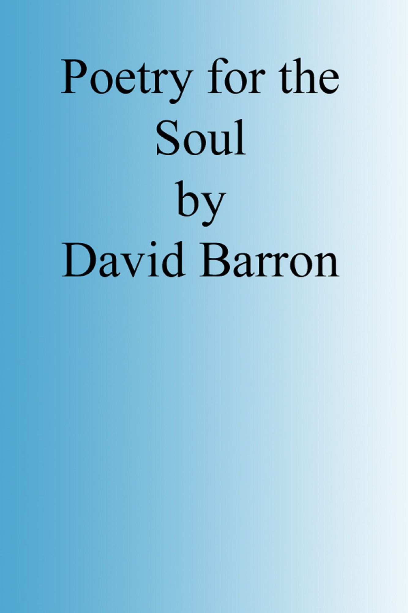 Poetry for the Soul
