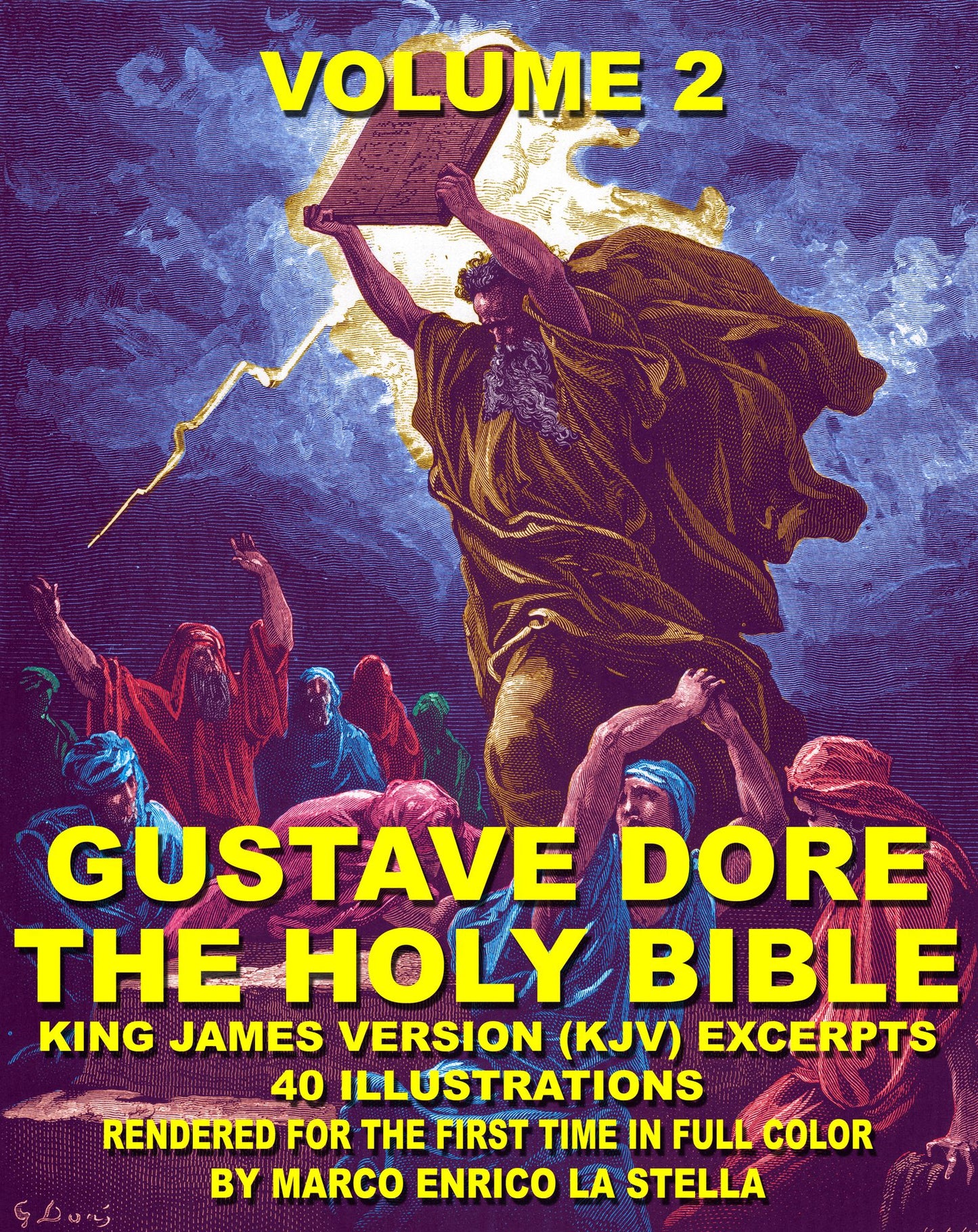 The Holy Bible Illustrated by Gustave Dore' in Full Color: Volume 2 of 6