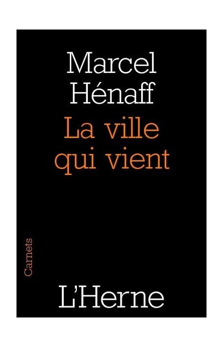 La ville qui vient