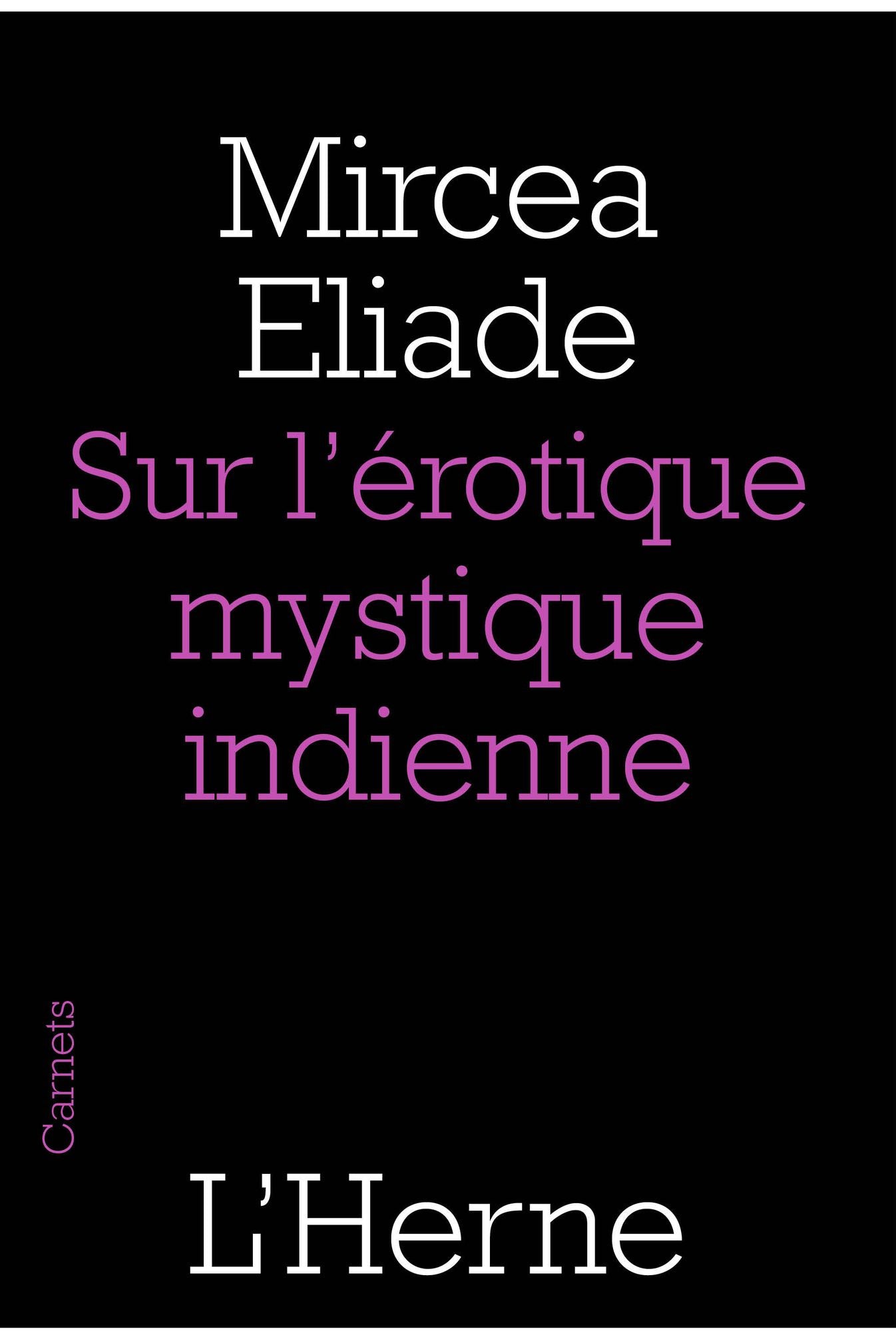 Sur l'érotique mystique indienne