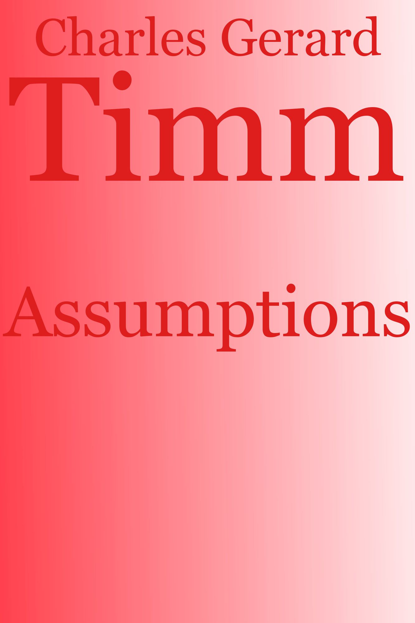 Assumptions