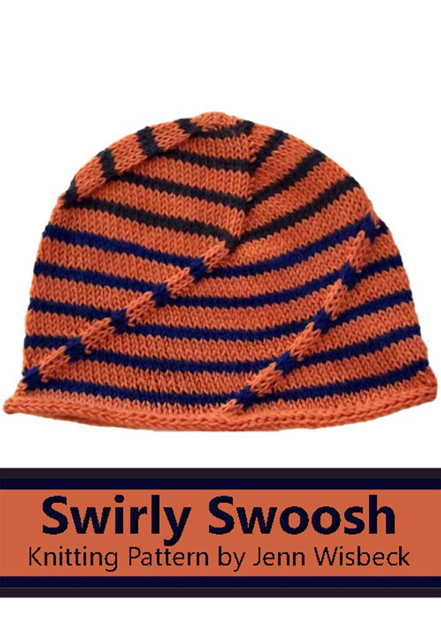 Swirly Hat Knitting Pattern