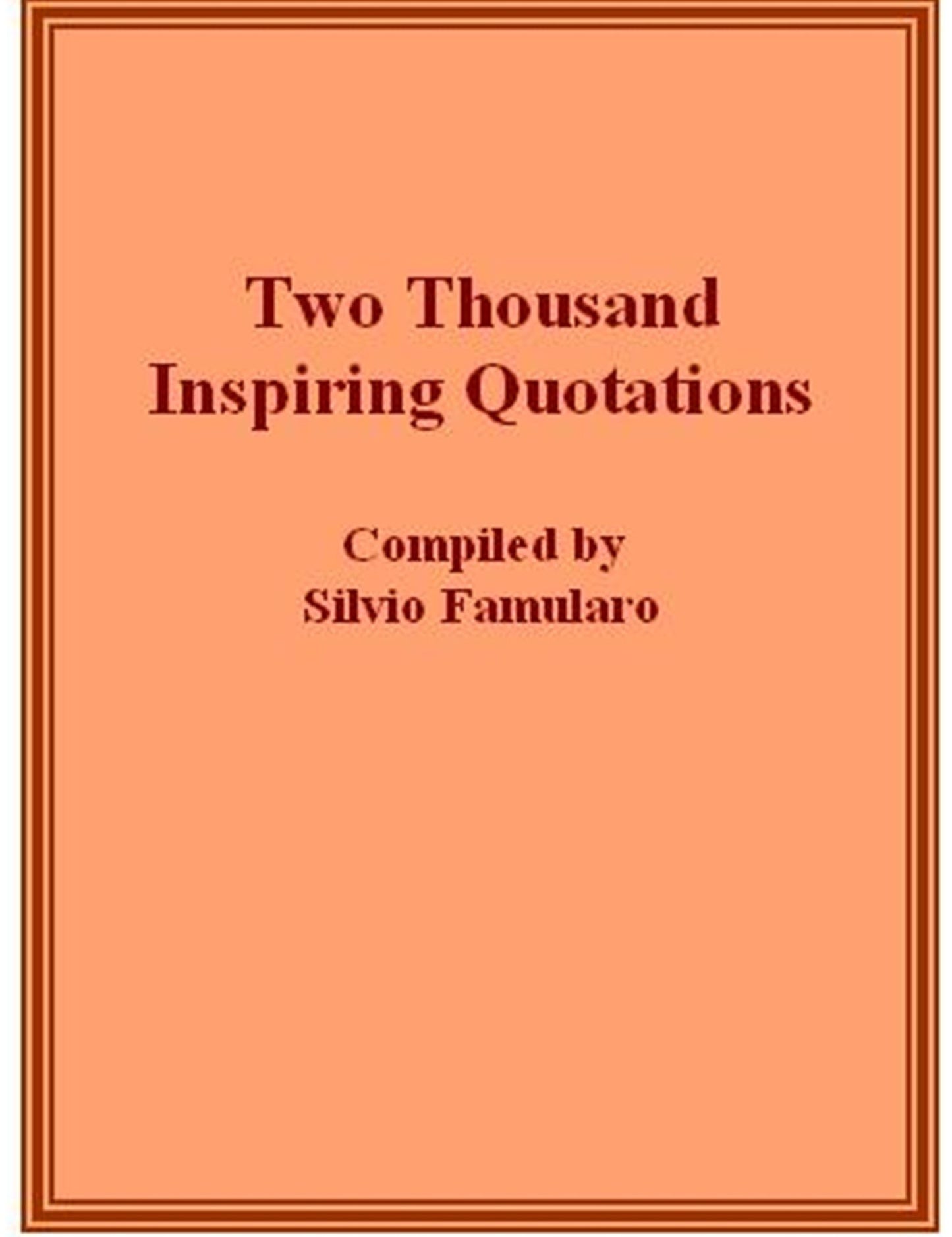 Two Thousand Inspiring Quotations