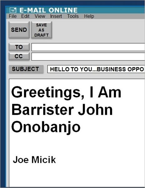 Greetings, I Am Barrister John Onobanjo