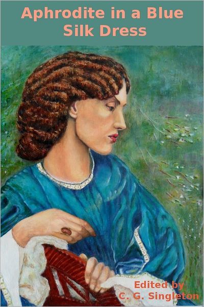 Aphrodite in a Blue Silk Dress