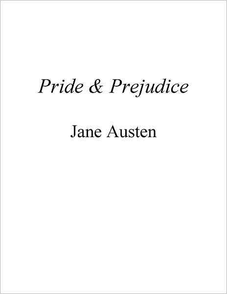 Pride & Prejudice