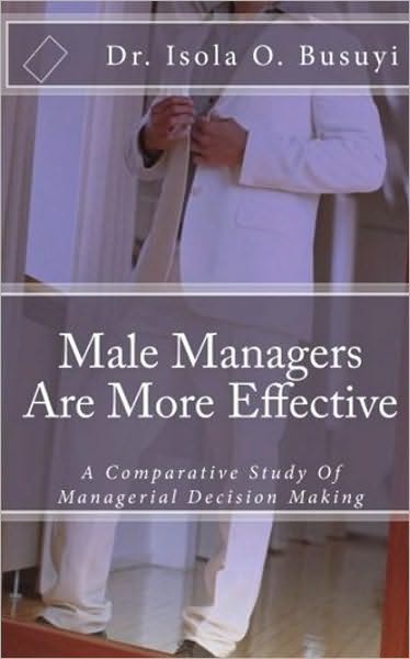 Male Managers Are More Effective