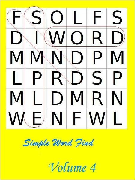 Simple Word Find: Volume 4