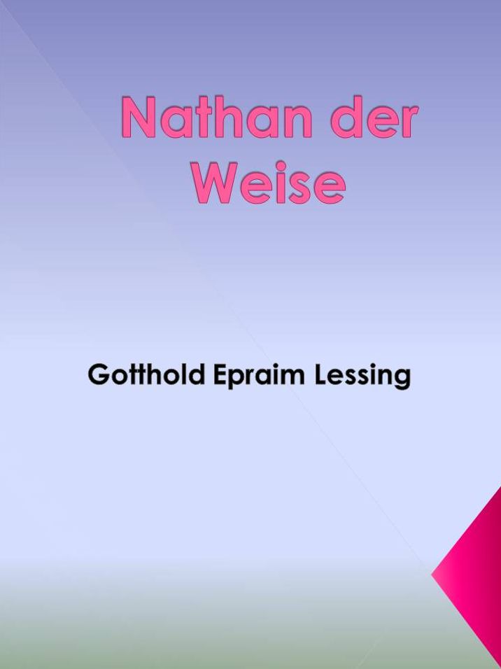 Nathan der Weise