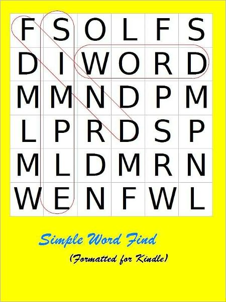 Simple Word Find: Volume 1