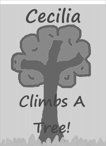 Cecilia Climbs a Tree (black and white)