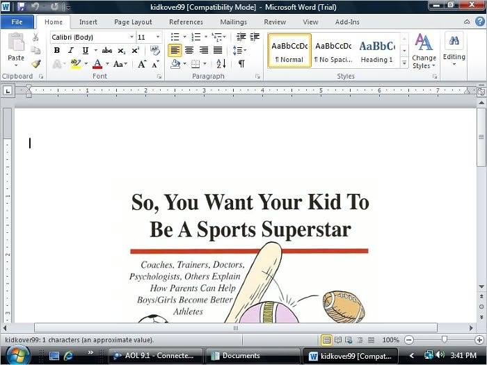 So, You Want Your Kid to be a Sports Superstar