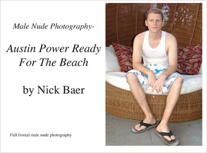 Male Nude Photography- Austin Power Ready For The Beach