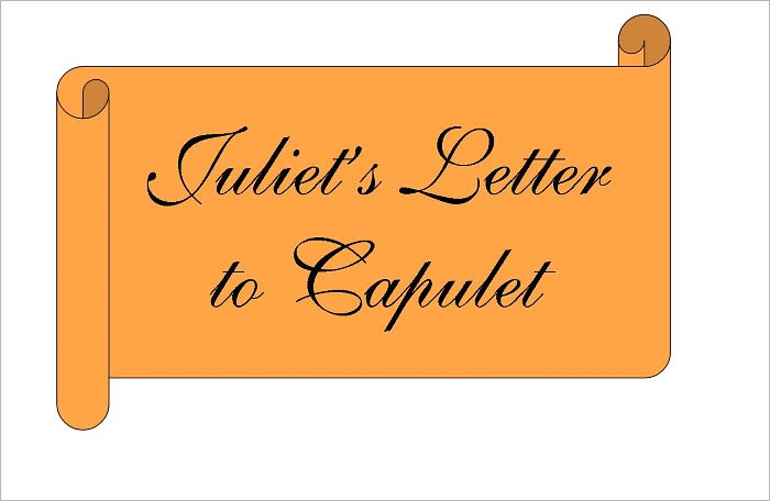 Juliet's Letter to Capulet