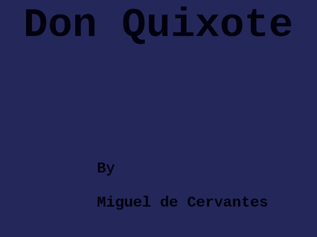 Don Quixote