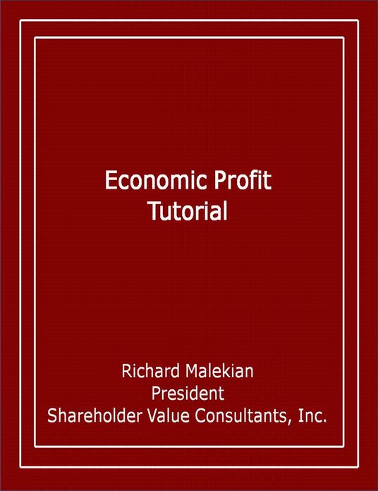 Economic Profit Tutorial