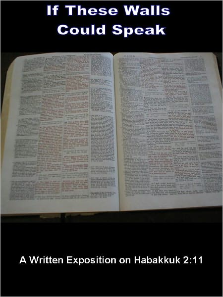 If These Walls Could Speak - Sermon on Habakkuk 2:11