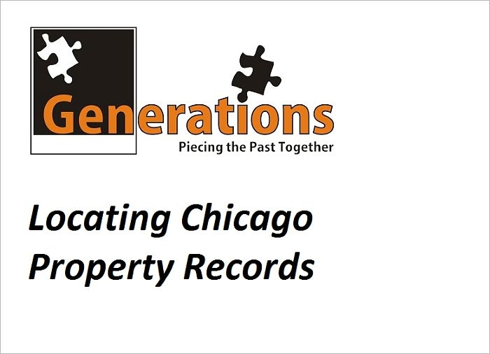 Genealogy Using Chicago Maps and Property Records