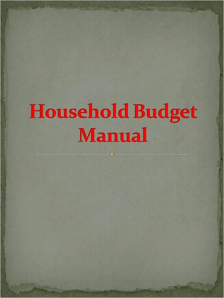 Household Budget Manual