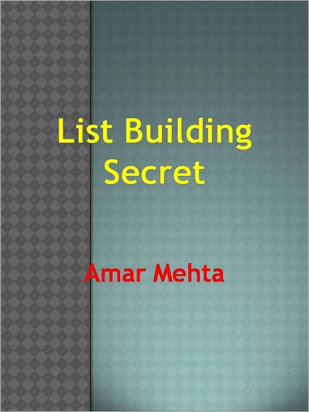 List Building Secret