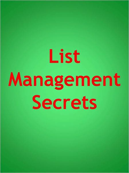 List Management Secrets