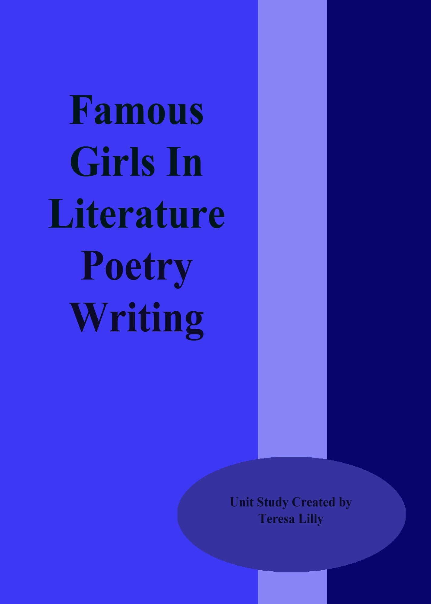 Famous Girls In Literature Poetry Writing