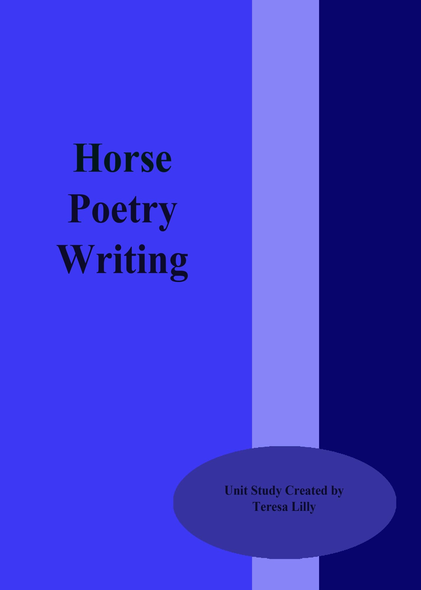 Horse Poetry Writing