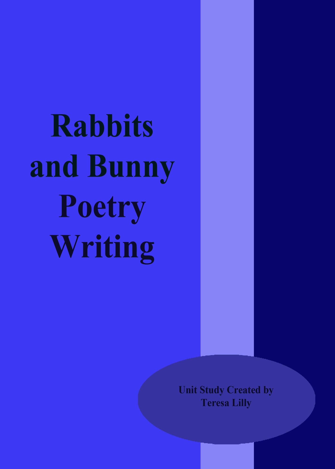 Rabbits and Bunnies Poetry Writing