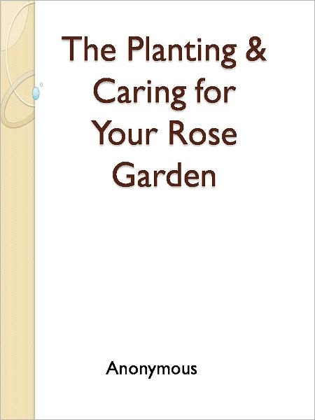 The Planting & Caring for Your Rose Garden