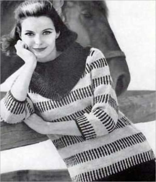 Ladies Vintage Cardigan and Pull Over Knitted Sweater Patterns