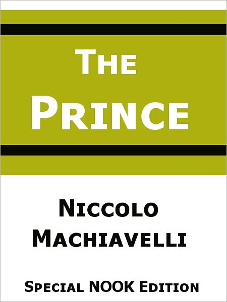 The Prince- Special NOOK Edition- Fully Translated!