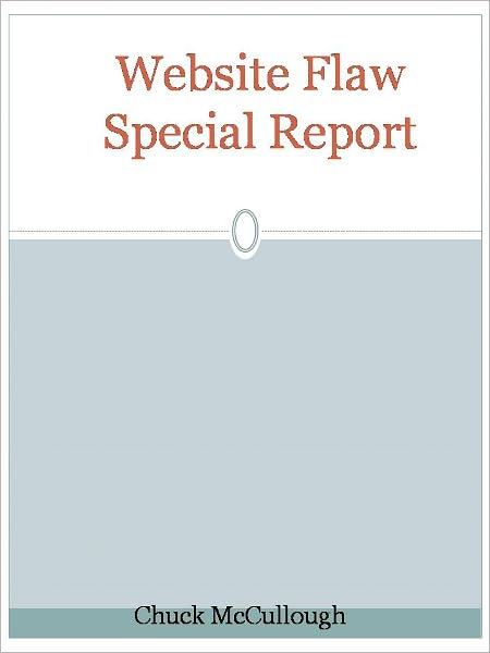 Website Flaw Special Report