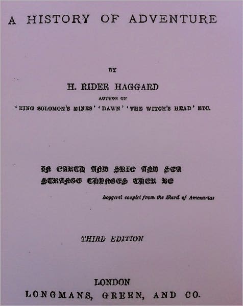 SHE: A History of Adventure