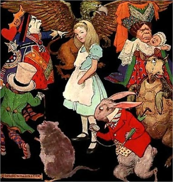ALICE'S ADVENTURES IN WONDERLAND PLUS THROUGH THE LOOKING-GLASS