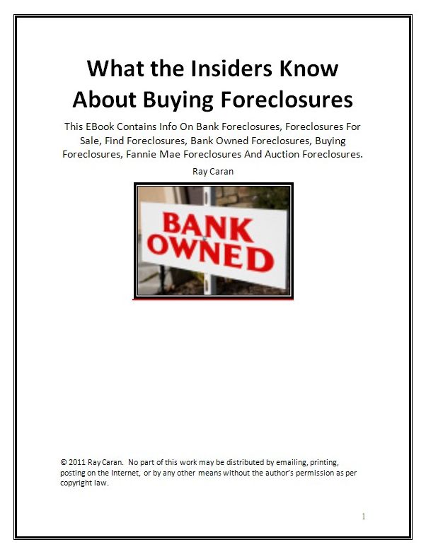 What the Insiders Know About Buying Foreclosures