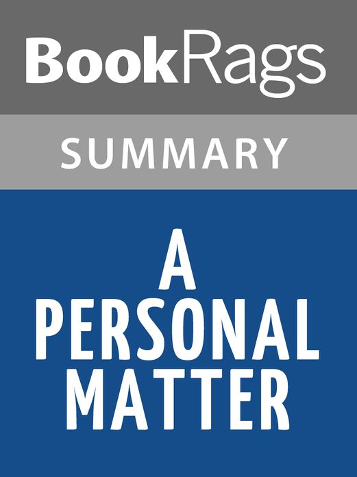 A Personal Matter by Kenzaburo Oe l Summary & Study Guide
