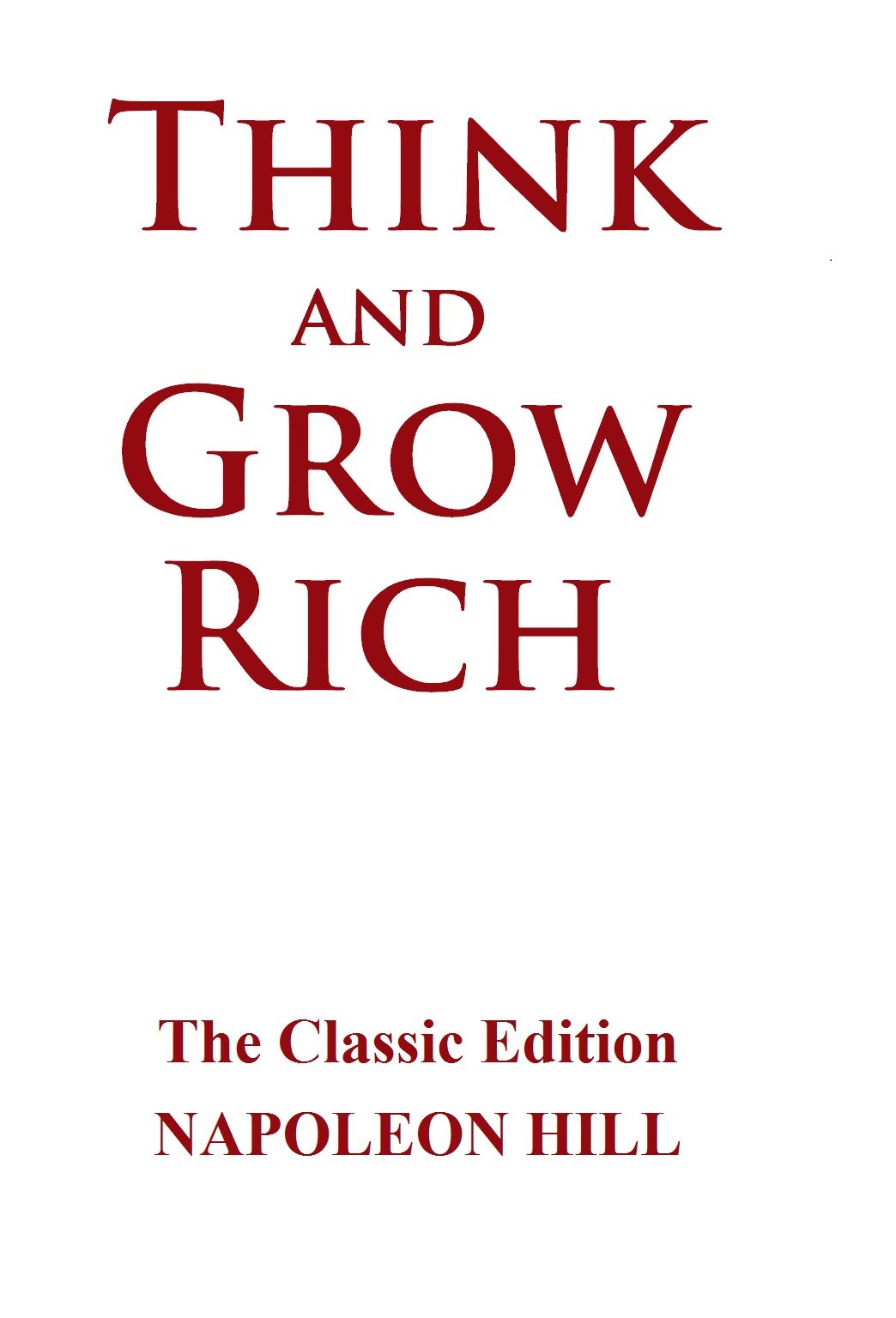 Think and Grow Rich