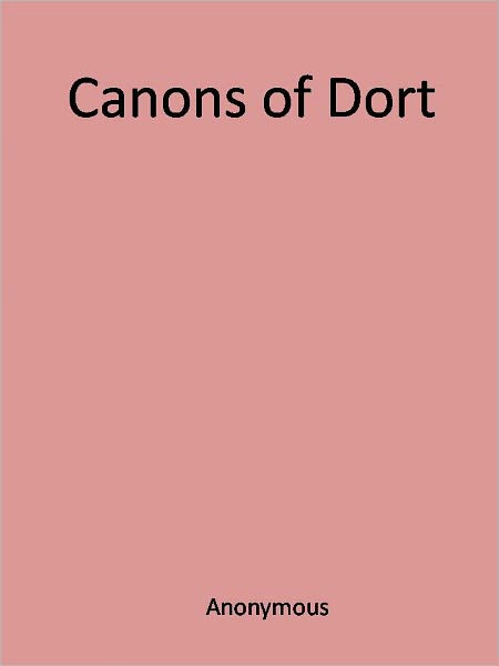 Canons of Dort