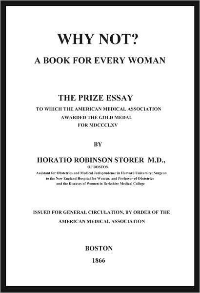 Why Not? A Book For Every Woman