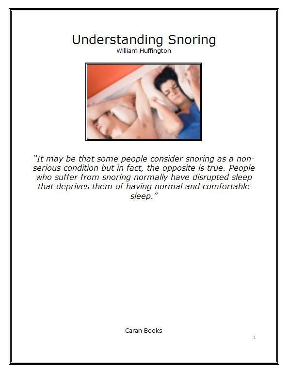 Understanding Snoring