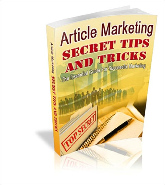 Article Marketing Secret Tips and Tricks