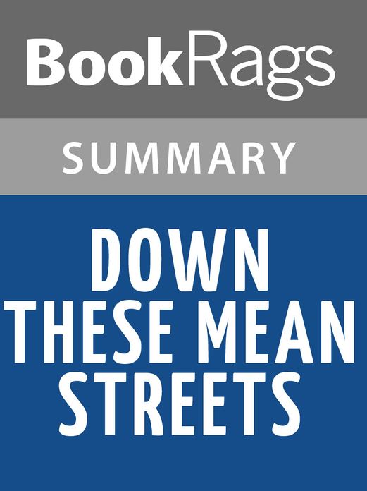 Down These Mean Streets by John "Piri" Tomas l Summary & Study Guide